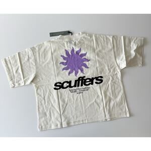 Scuffers Tarifa Ecru T-Shirt X-SMALL NWT